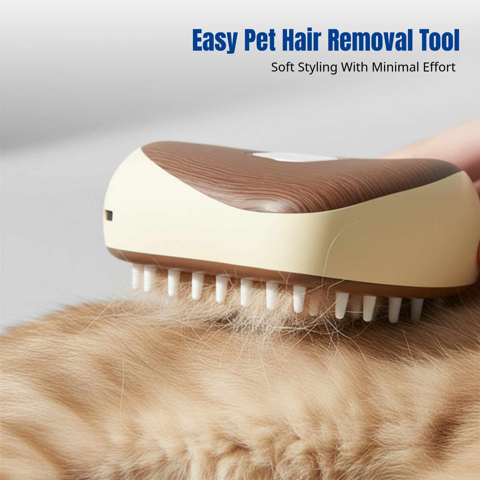 Pet Hair Remover Brush - Паровая расческа для животных, щетка для