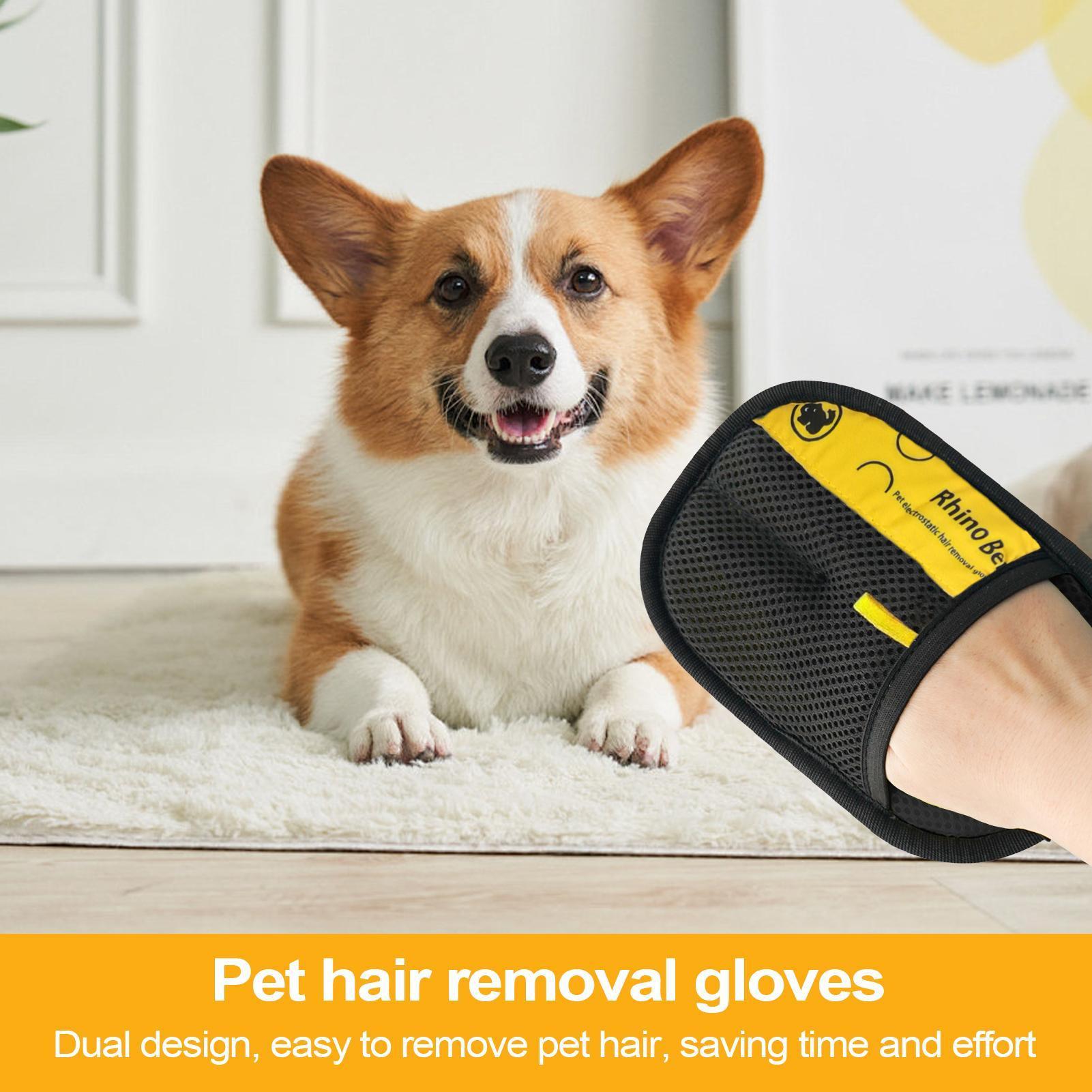 2 шт. перчатки для груминга ко – обзор и цена Pet Hair Remover Brush
