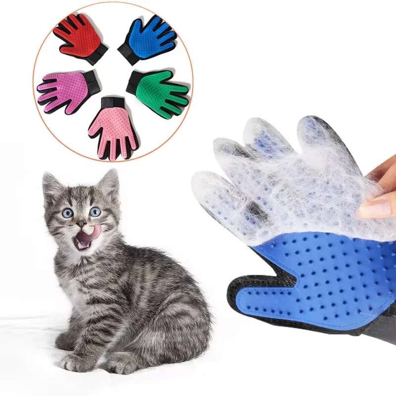 Перчатки для ухода за кошками, – обзор и цена Pet Hair Remover Brush