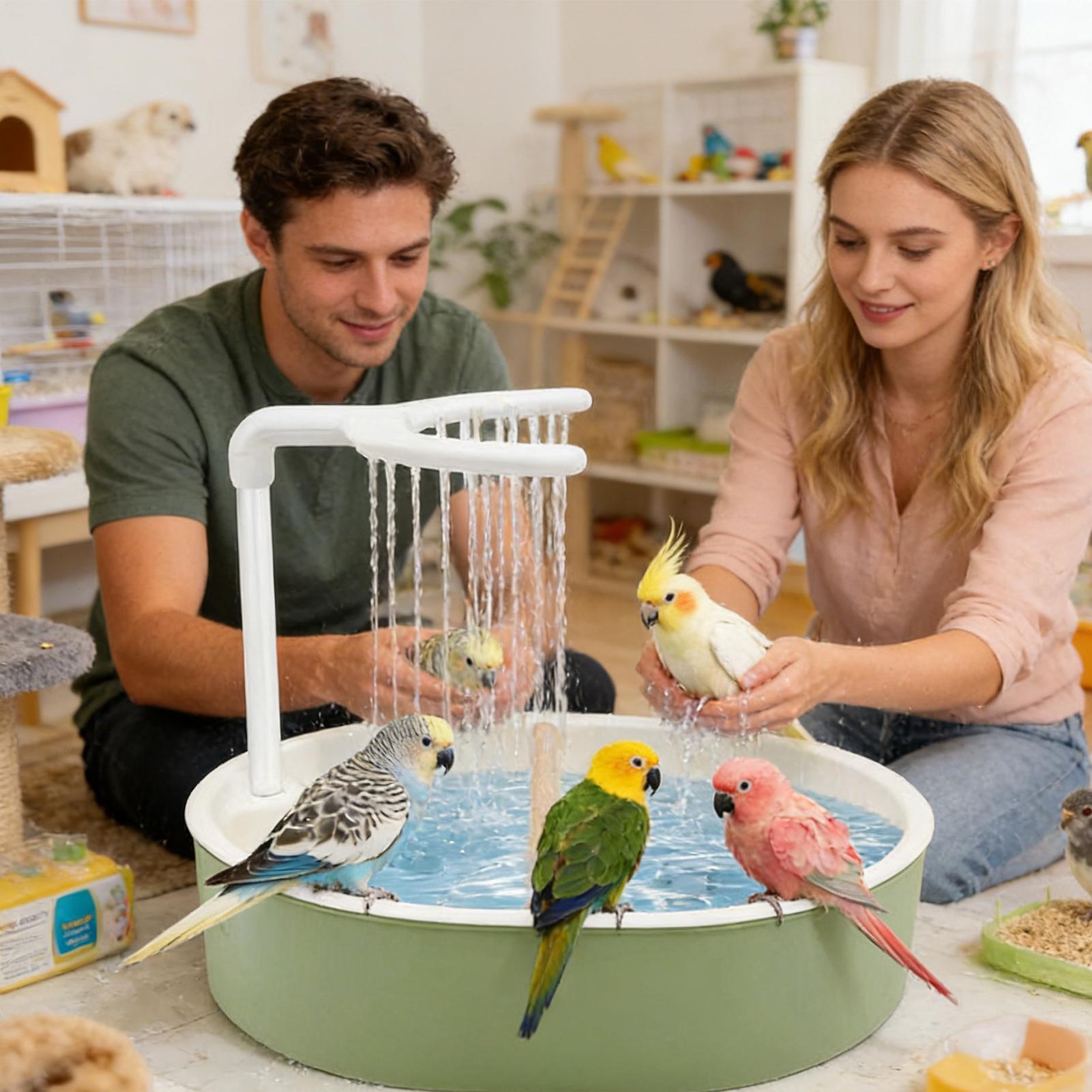 Автоматическая купалка для пти – обзор и цена Bird Cage Parrot