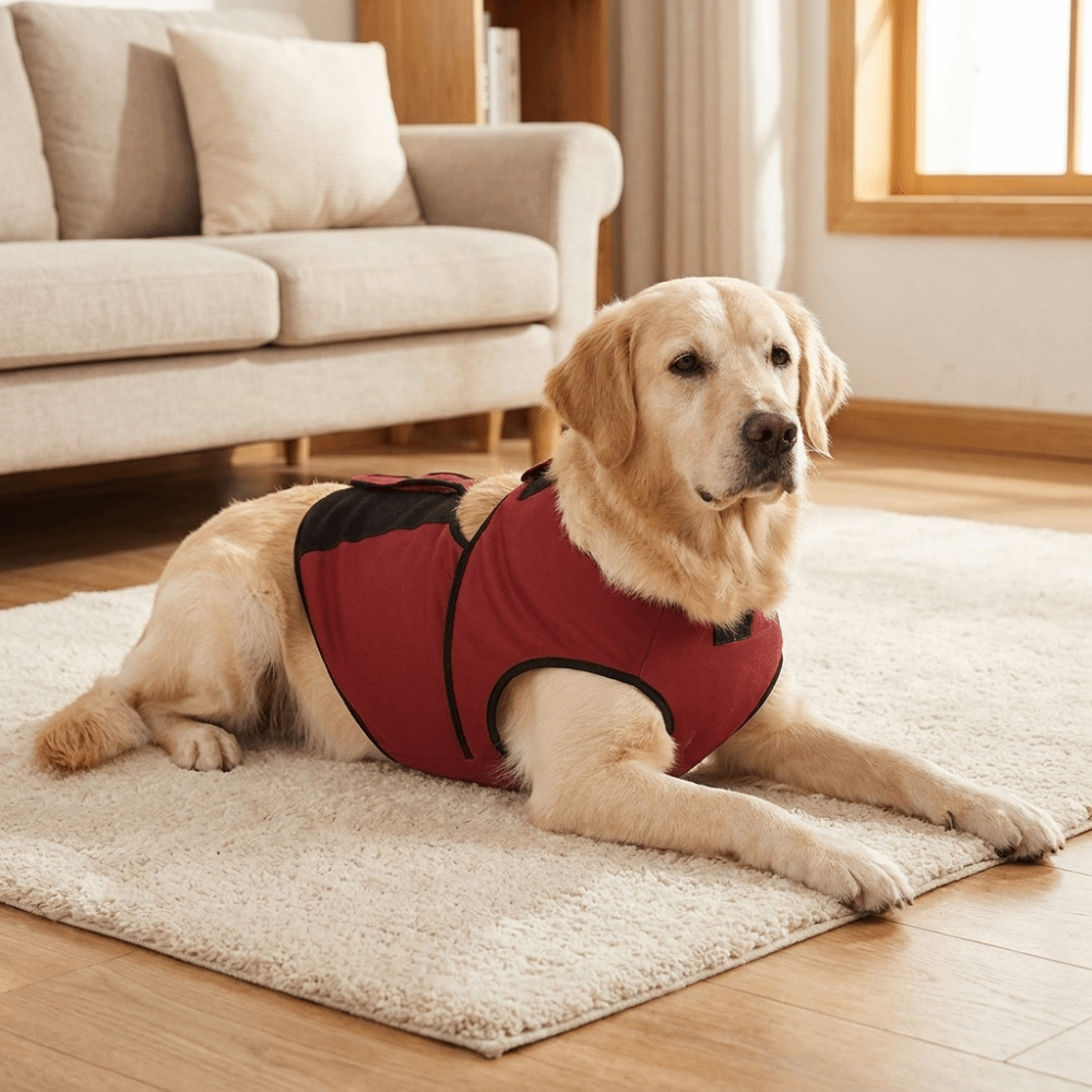 Практичный дышащий успокаивающ – обзор и цена Dog Anxiety Vest