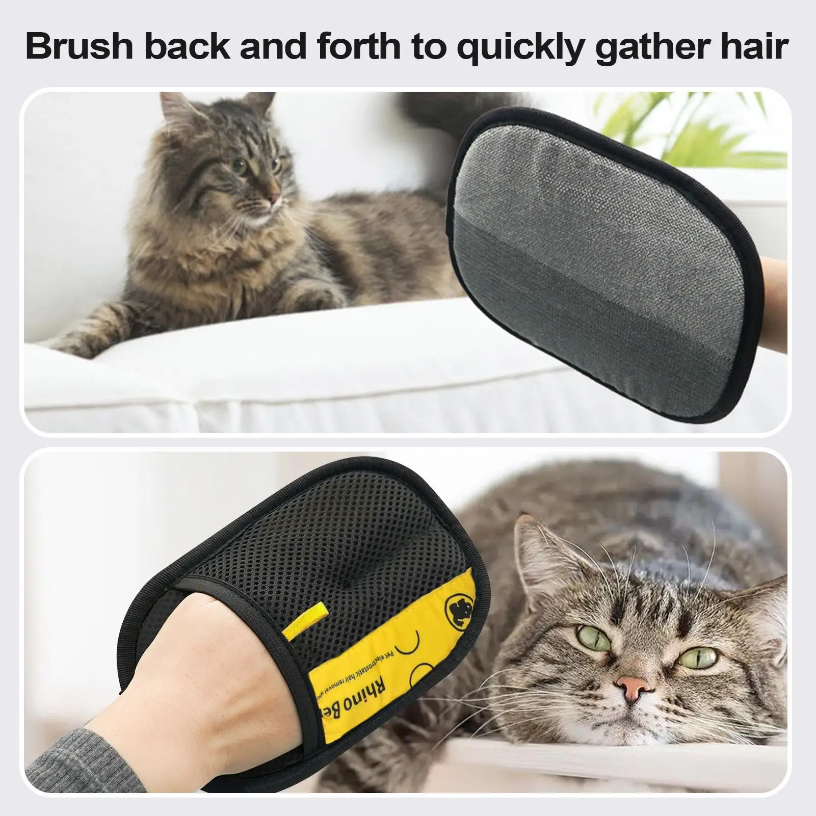 2 шт. перчатки для ухода за ко – обзор и цена Pet Hair Remover Brush