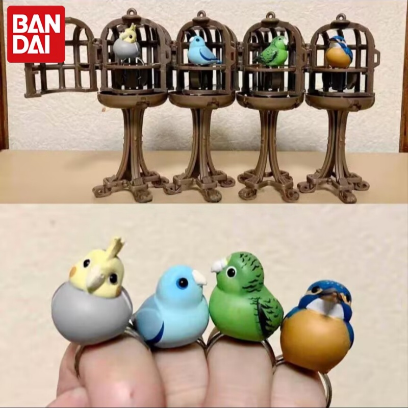 Коллекционная игрушка-гашапон  – обзор и цена Bird Cage Parrot