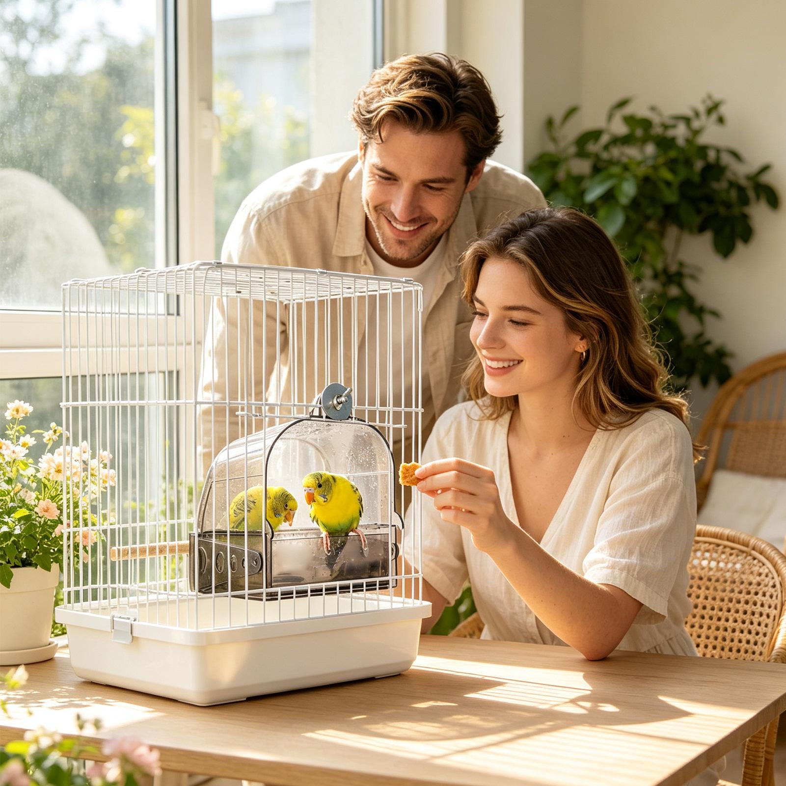 Ванночка для птиц для клетки,  – обзор и цена Bird Cage Parrot